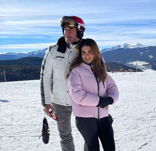 Eduardo Santamarina with his wife