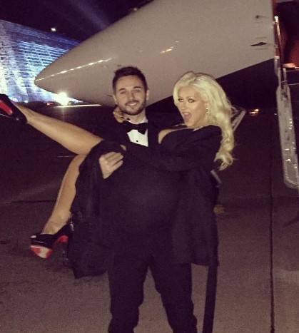 matthew-rutler-christina-aguilera Matthew Rutler celebrating Valentine’s with Christina Aguilera