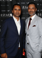 Cliff Curtis with Taika Waititi