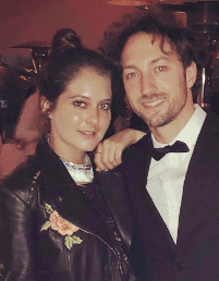 Justine Wachsberger with her boyfriend Matt Smiley