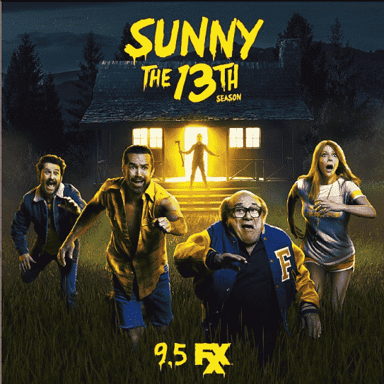 A poster of the movie "Sunny The 13th" featuring Rob McElhenney