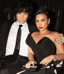 Jordan Lutes with his girlfriend Demi