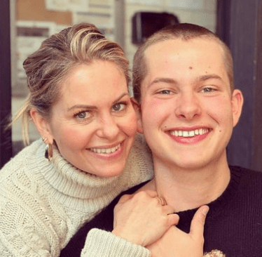 candace-cameron-bure-with-her-youngest-son-min Candace Cameron Bure with her youngest son