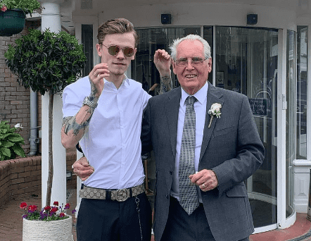 charlie-lenehan-father Charlie Lenehan with his step-father.
