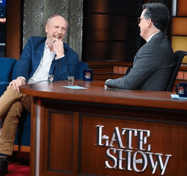 Matt Walsh at the late show