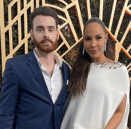 Amanda Brugel with her boyfriend, Aiden Shipley 