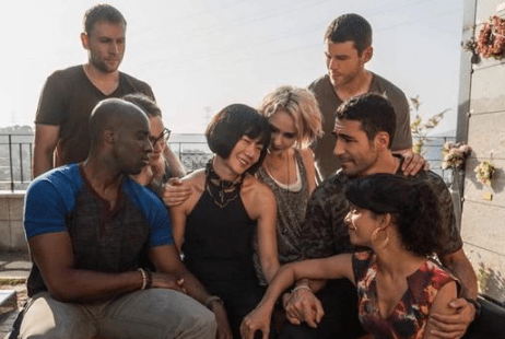 Bae Donna with the cast of Sense 8 