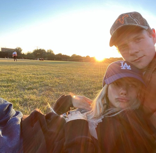 patrick-gibson-girlfriend Patrick Gibson with his girlfriend