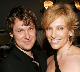 Dave Galafassi with his ex-wife Toni Collette