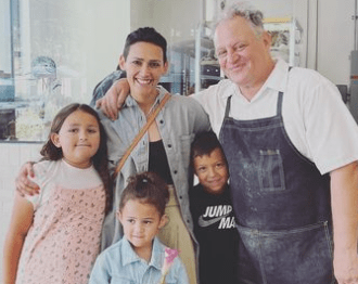 Chris Bianco with his family 