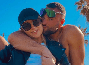 Maria Bakalova with her boyfriend 
