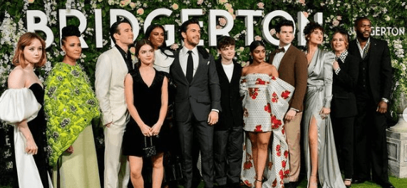 Martins Imhangbe at the premiere of Bridgerton 