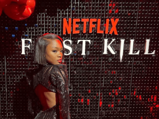 Imani Lewis at the premiere of First Kill 