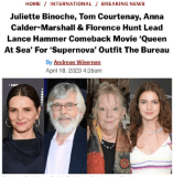 Florence Hunt to appear in the movie Queen at the Sea 