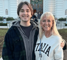 michael-campion-with-mother Michael Campion with his mother