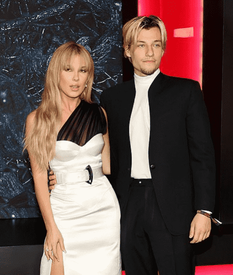 Jake Bongiovi and Millie Bobby Brown at a premier show