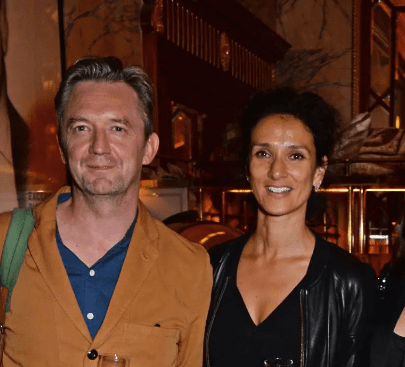 indira-varma-husband Indira Varma with her husband Colin Tierney.