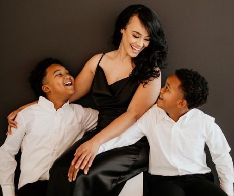 lauren-harpe-sons Lauren Harpe with her sons