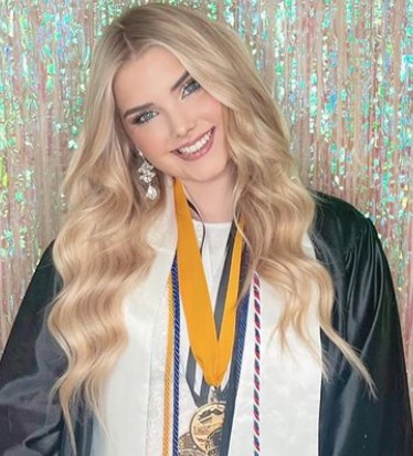 Eden Woods in her graduation