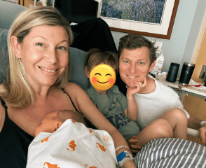 Nicole Perlroth with her family 