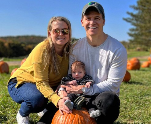 Barrett Carnahan with his wife and son 