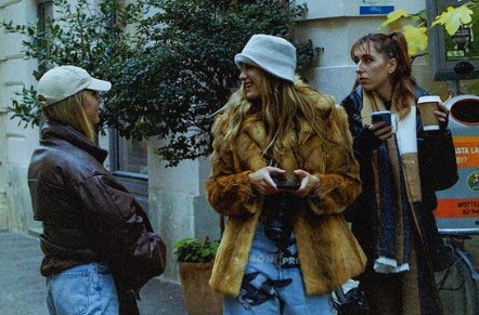 Madison Wyborny with friends in Vienna, Austria 