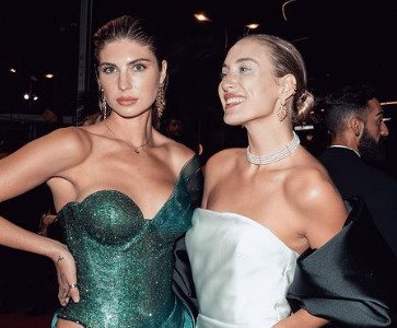 Madison Wyborny with fellow model Cheyenne