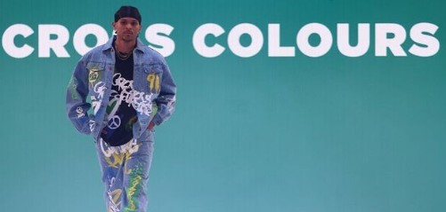 Terayle Hill at Cross Colours Fashion Show