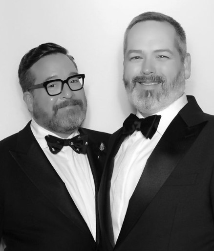 michael-cyril-creighton-with-his-husband Michael Cyril Creighton with his husband
