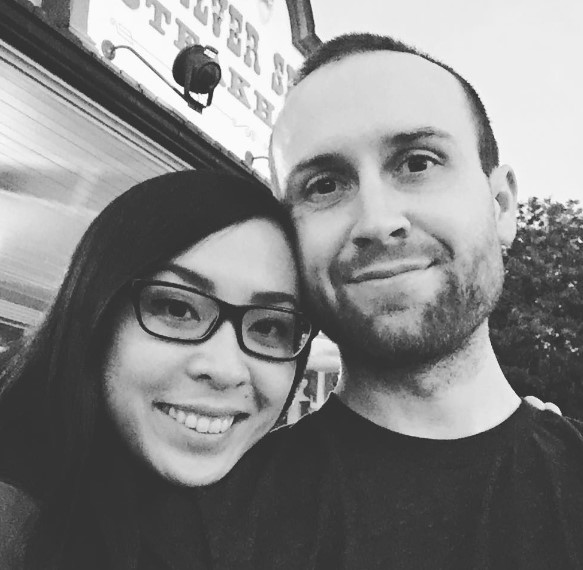 Adam Montoya with his wife