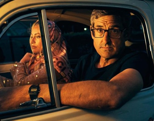 amelia-dimoldenberg-with-louis-theroux Amelia Dimoldenberg with Louis Theroux