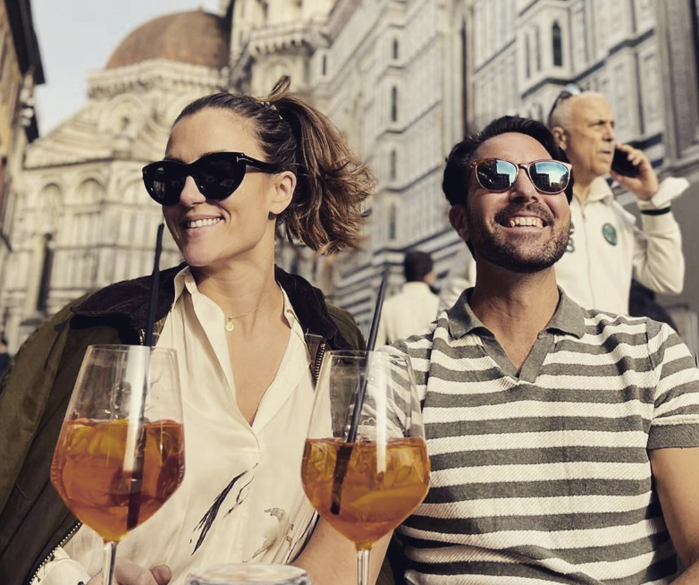 Kristina and her husband Justin