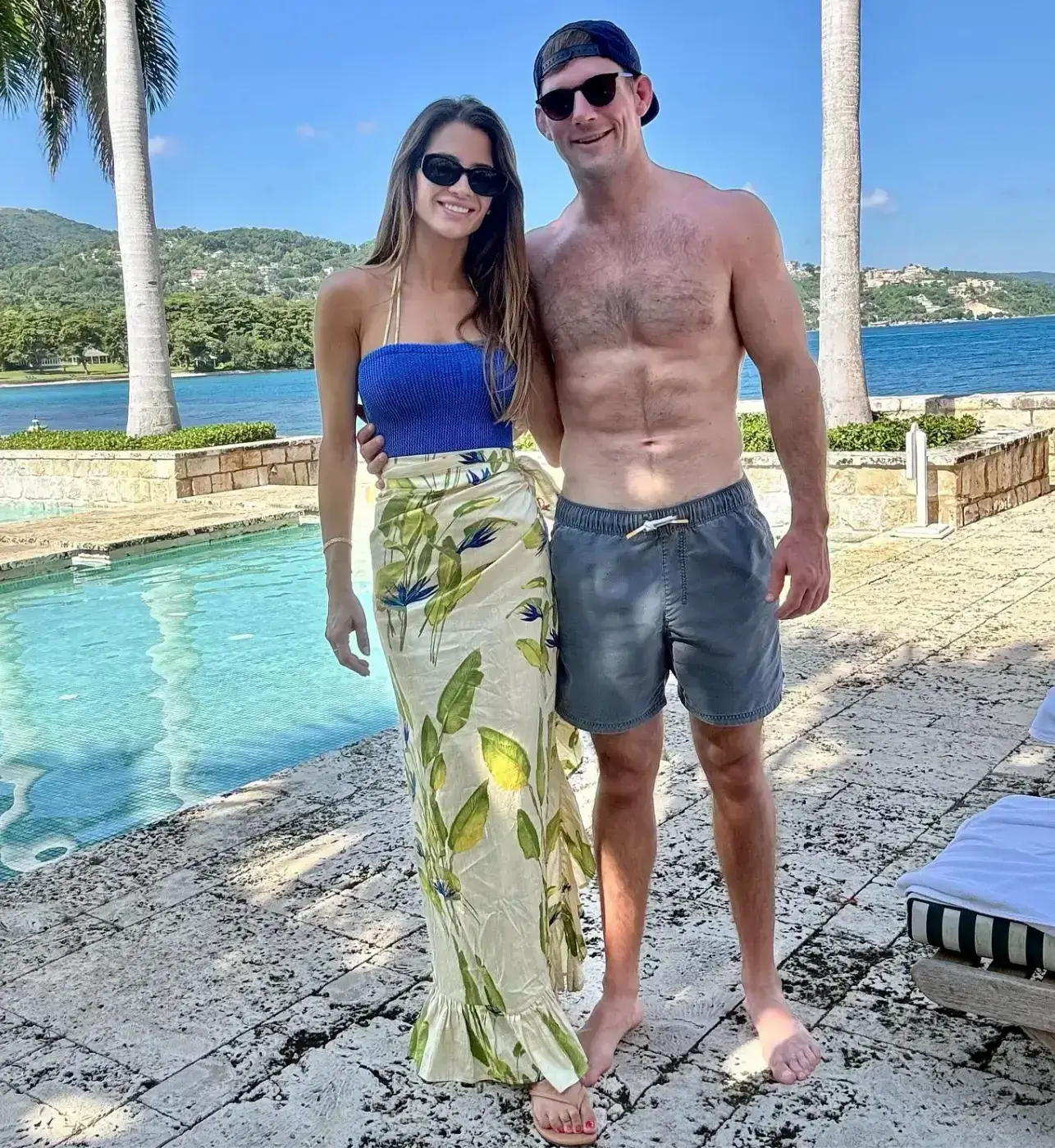 Naomie Olindo with her boyfriend Billy Haire on the vacation.