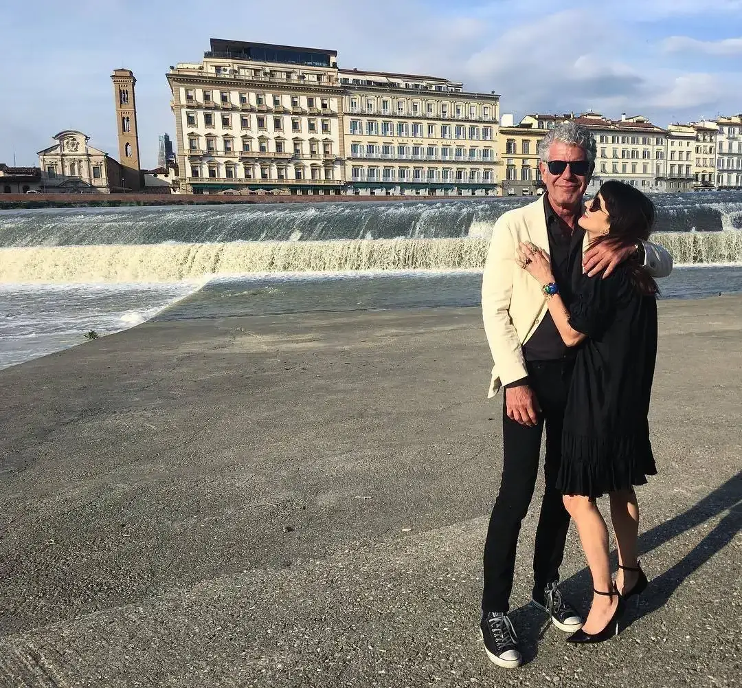 Anthony Bourdain and Asia Argento.