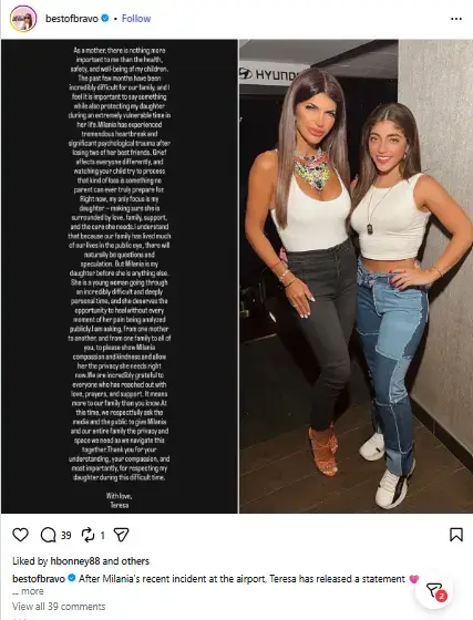 A side-by-side image featuring Teresa Giudice