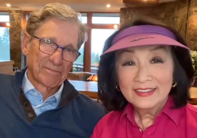 Connie Chung and Maury Povich️