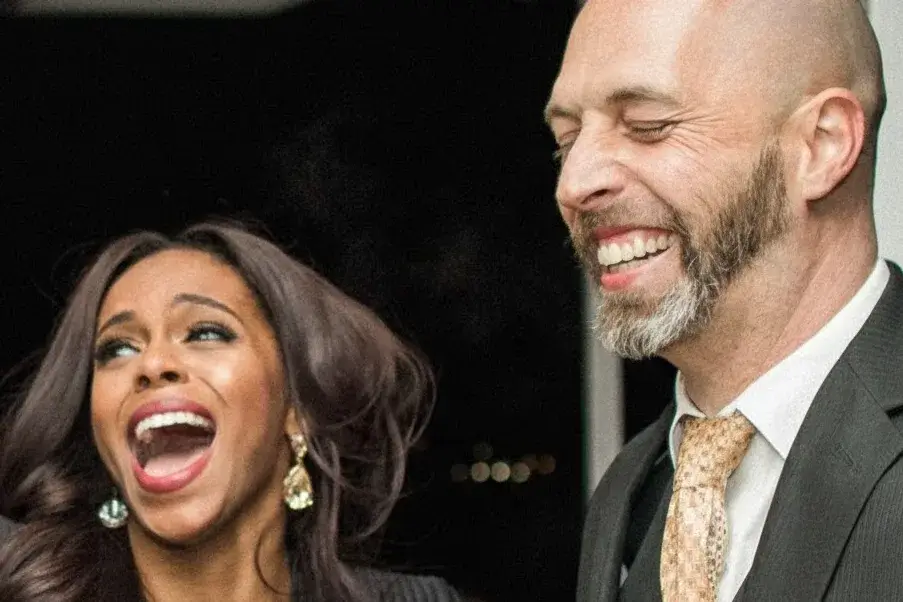 Chris Bassett and his wife, Candiace Dillard