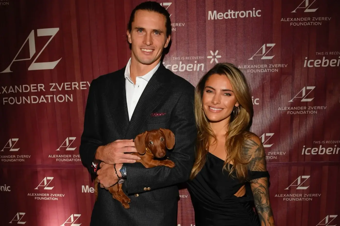 Alexander Zverev and his girlfriend Sophia Thomalla️