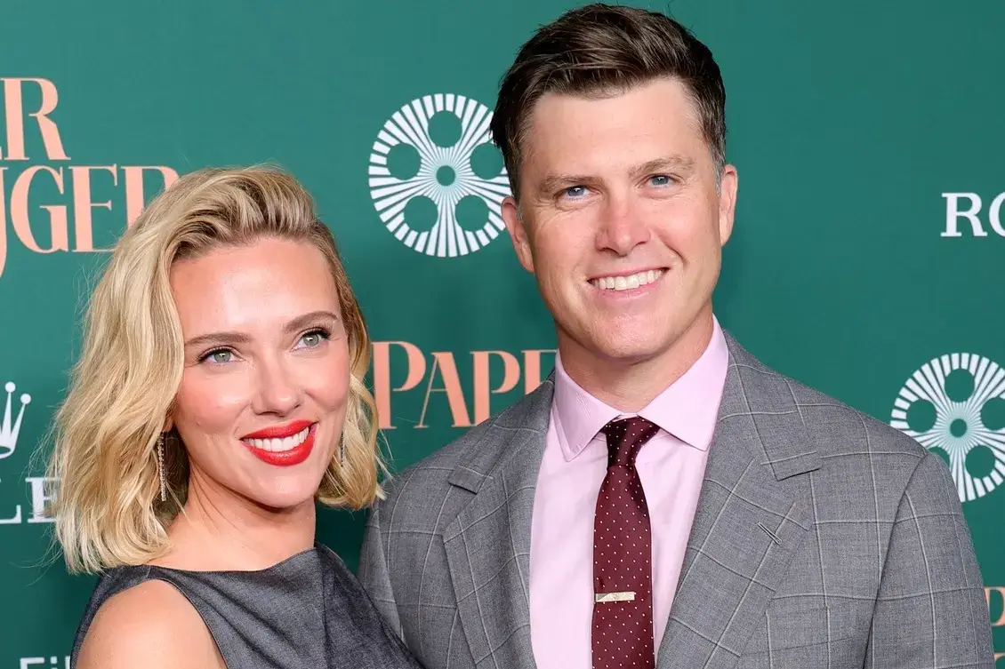 Scarlett Johansson & Colin Jost.️