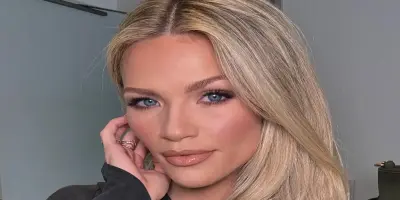 Professional dancer Witney Carson with blonde hair