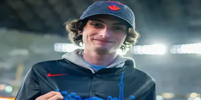Finn Wolfhard wearing a cap