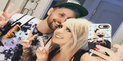 Jessica Nigri and her boyfriend Ryan Brandt.